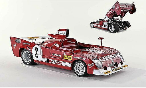 Alfa Romeo 33.3 tt12 1/43 Autoart 1975 TT 12 No.2 Campari 1000km Spa Francorchamps Pescarolo/Bell modellini auto