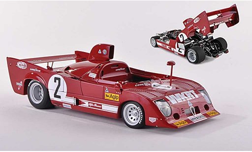 Alfa Romeo 33.3 tt12 1/43 Autoart 1975 TT 12 No.2 WKRT 1000km Monza Merzario/Lafitte modellini auto