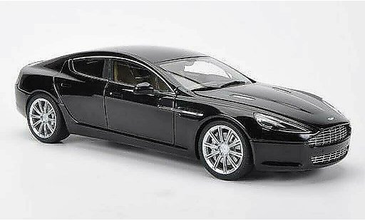 Aston Martin Rapide berline 1/18 Autoart nero LHD 2010 modellini auto