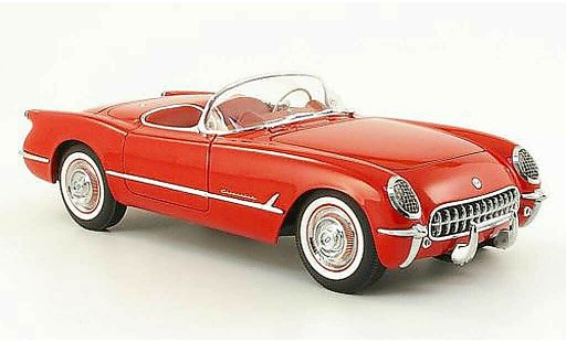 Chevrolet Corvette Convertible 1/18 Autoart C1 rosso 1954 modellini auto