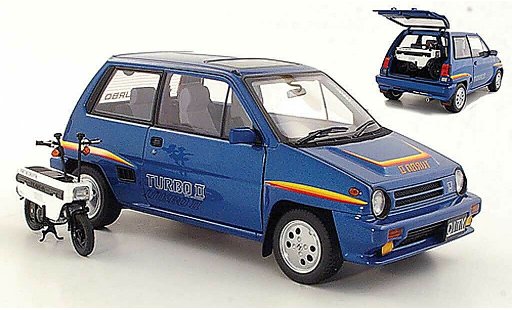 Honda City Turbo 1/18 Autoart II blu 1983 modellini auto