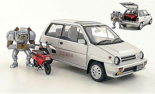 Honda City Turbo 1/18 Autoart II grigio metallisee 1983 modellini auto