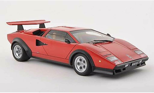 Lamborghini Countach LP 500 1/18 Autoart S Walter Wolf Edition rosso 1975 modellini auto