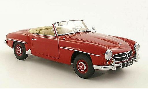 Mercedes 190 Base 1/18 Autoart (W121 B II) rosso modellini auto