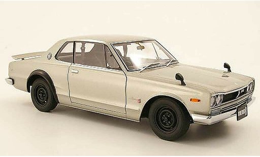 Nissan Skyline 2000 1/18 Autoart GTR (KPGC 10) grigio RHD 1969 modellini auto