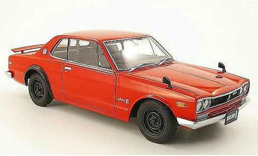 Nissan Skyline 2000 1/18 Autoart gt-r (kpgc 10) rosso 1969 modellini auto