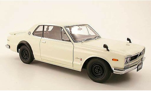 Nissan Skyline 2000 1/18 Autoart GTR (KPGC 10) bianco RHD 1969 modellini auto