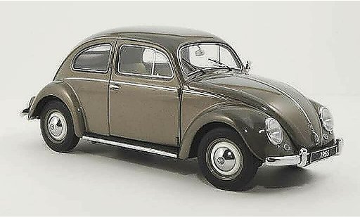 Volkswagen Kafer Base 1/18 Autoart grigio 1955 modellini auto