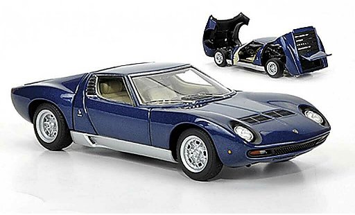 Lamborghini Miura SV 1/43 Autoart blu 1971 modellini auto