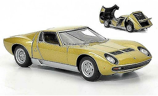 Lamborghini Miura SV 1/43 Autoart gold 1971 modellini auto