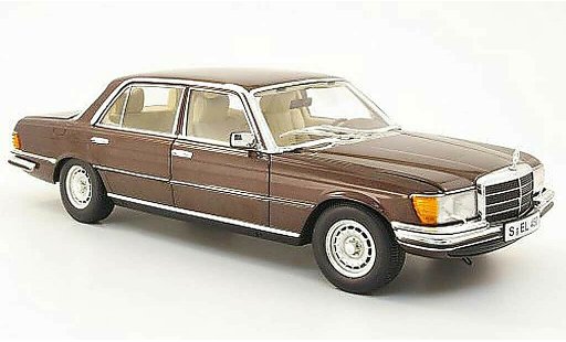 Mercedes 450 Base 1/18 Revell sel (w116) marrone modellini auto