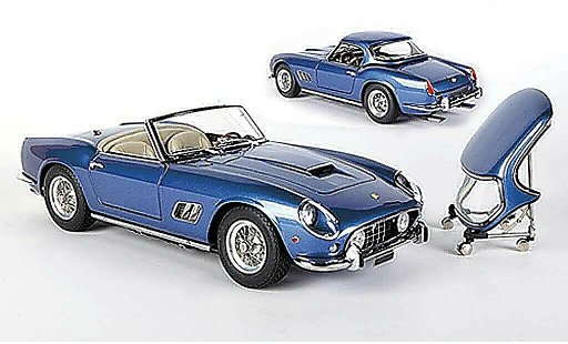 Ferrari 250 GT California 1/18 CMC SWB Spyder blu 1961 modellini auto