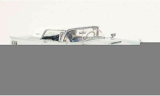 Ford Thunderbird Squarebird 1/18 Sun Star Hardtop blu/bianco modellini auto