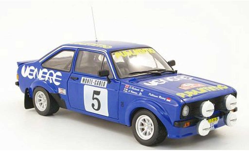 Ford Escort RS 1800 1/18 Sun Star no.5 publimmo rallye monte carlo 1980 a.vatanen / d.richards modellini auto