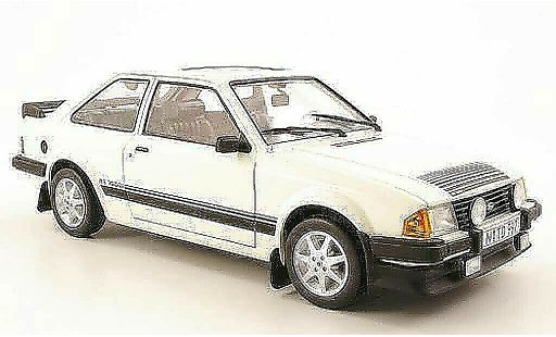 Ford Escort RS 1600i 1/18 Sun Star blanc 1984 modellini auto