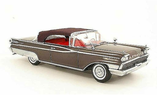 Mercury Parklane Convertible 1/18 Sun Star Convertibile grigio marrone/nero chiuso 1959 modellini auto