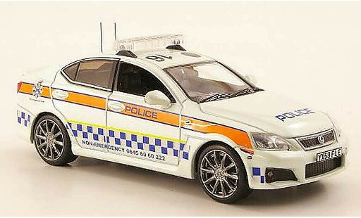 Lexus IS IS-F 1/43 J Collection F Humberside Police englische Polizia 2009 modellini auto