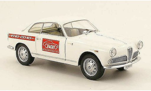 Alfa Romeo Giulietta sprint 1/18 Mini Miniera bianco 100 jahre alfa romeo bialberoclub 1965 modellini auto