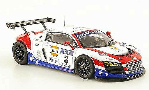 Audi R8 lms 1/43 Spark GT3 No.3 Gulf Marine Cup Macau 2010 modellini auto