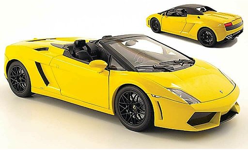 Lamborghini Gallardo LP560-4 LP560-4 1/18 Norev Spyder giallo 2009 modellini auto