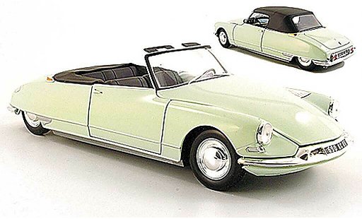 Citroen DS 19 1/18 Norev Cabrio verde 1961 modellini auto