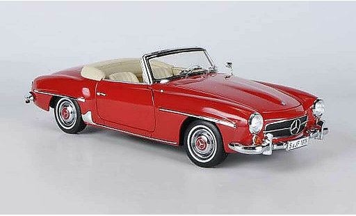 Mercedes 190 Base 1/18 Norev rosso 1957 modellini auto