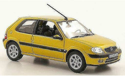 Citroen Saxo VTS 1/43 Norev giallo 3-portes 2000 modellini auto