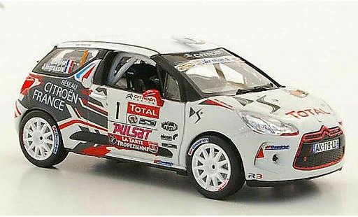 DS Automobiles DS3 R3 1/43 Norev No.1 S.Ogier / J.Ingrassia Rally du Var 2010 modellini auto