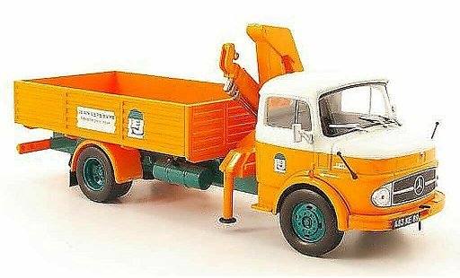 Mercedes LP 911 Base 1/43 Hachette pianale avec Ladekran Jean Lefebvre 1969 modellini auto