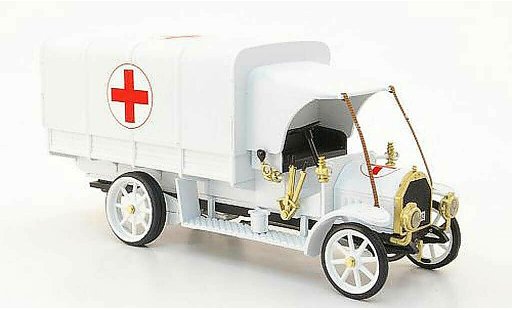 Fiat 18 Ambulanza 1/43 Rio BL rotes Kreuz Italien Rettungswagen 1915 modellini auto