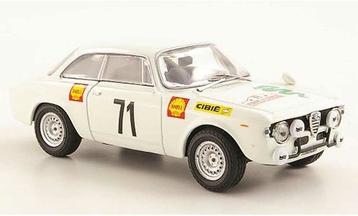 Alfa Romeo Giulia sprint gta 1/43 M4 1600 No.71 Tour de Corse 1969 modellini auto