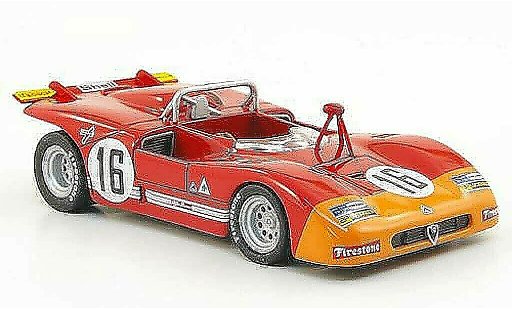 Alfa Romeo 33.3 prototipo 1/43 M4 1971 No.16 Monza modellini auto