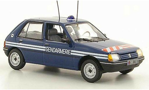 Peugeot 205 Base 1/43 Norev Gendarmerie 5-portes 1988 modellini auto