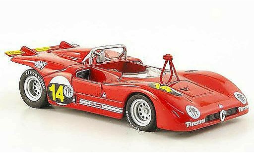 Alfa Romeo 33.3 prototipo 1/43 M4 1971 No.14 Galli/Stommelen Buenos Aires modellini auto
