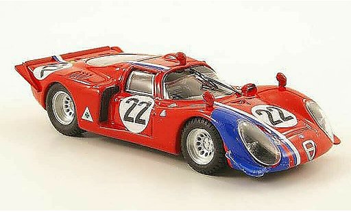 Alfa Romeo 33.2 prototipo 1/43 Best 1968 No.22 Paris modellini auto