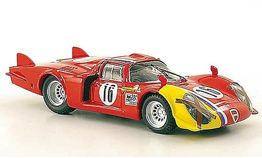 Alfa Romeo 33.2 coda lunga 1/43 Best 1968 No.16 T.Pilett Spa modellini auto