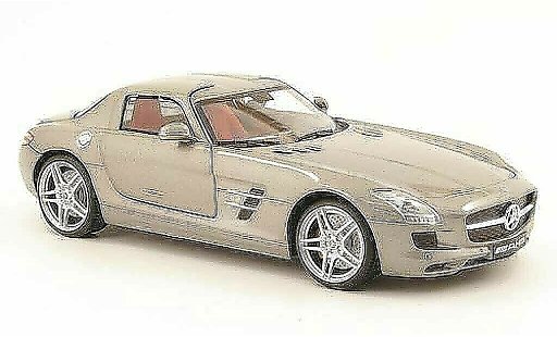 Mercedes SLS Coupe 1/18 Mondo Motors coupe amg grigio modellini auto