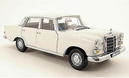 Mercedes 200 Base 1/18 Norev (W110) bianco modellini auto