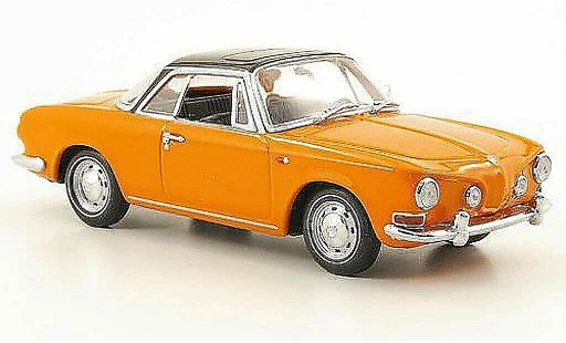 Volkswagen Karmann Ghia Typ 34 1/43 Minichamps Ghia Coupe (tipo ) orange/nero 1961 modellini auto