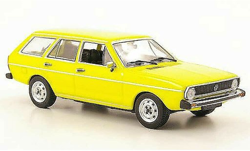 Volkswagen Passat B1 1/43 Minichamps I Variant (tipo 33) giallo 1974 modellini auto