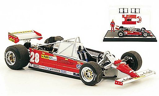 Ferrari 126 CK 1/43 Brumm Turbo No.28 D.Pironi GP Monaco modellini auto