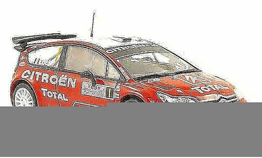 Citroen C4 WRC 2008 1/43 Hachette No.1 Total Rally Monte Carlo modellini auto