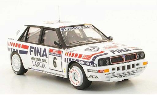 Lancia Delta HF Integrale 1/43 Hachette 16V No.6 FINA Tour de Corse 1990 modellini auto
