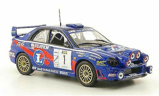Subaru Impreza WRC 1/43 Hachette No.1 Rally Lyon Charbonnieres 2002 modellini auto