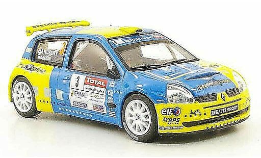 Renault Clio S1600 1/43 Hachette No.3 Rally Alsace Vosges 2006 modellini auto