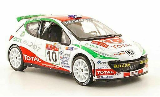 Peugeot 207 S2000 1/43 Hachette No.10 Total Rally Istanbul 2007 modellini auto
