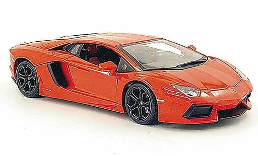 Lamborghini Aventador LP700-4 1/18 Burago orange 2011 modellini auto