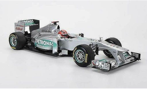 Mercedes F1 2011 1/18 Minichamps MGP W02 No.7 Petronas M.Schumacher Saison modellini auto