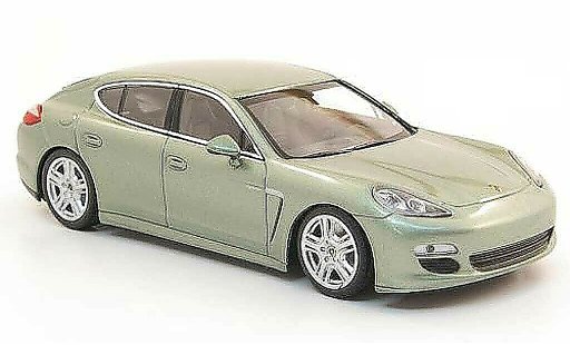 Porsche Panamera S 1/43 Minichamps hybrid grigioverde 2010 modellini auto
