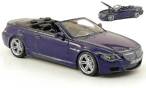 Bmw M6 Cabriolet 1/43 Kyosho E64 M blu 2006 modellini auto
